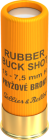 Cartridge RUBBER BUCK SHOT  