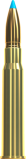 Cartridge 8 × 57 JRS TXRG 180 GRS